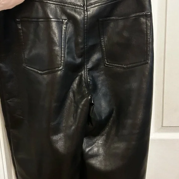 WILFRED Faux Leather Black Pant 6 - Picture 12 of 15